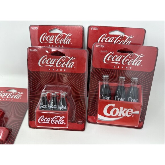 Vintage Coca Cola Coke Refrigerator Magnet Collectible Lot of 6 COMPLETE SET 90s - Picture 10 of 12